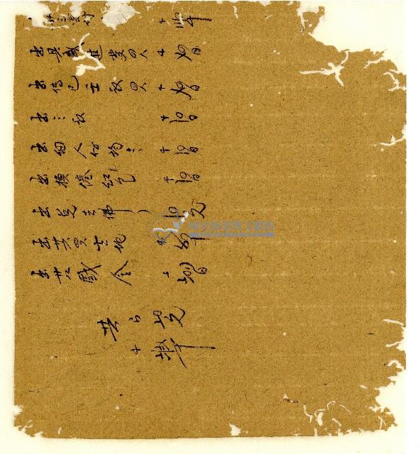 光緒六年陳協和號出入數簿藏品圖，第13張