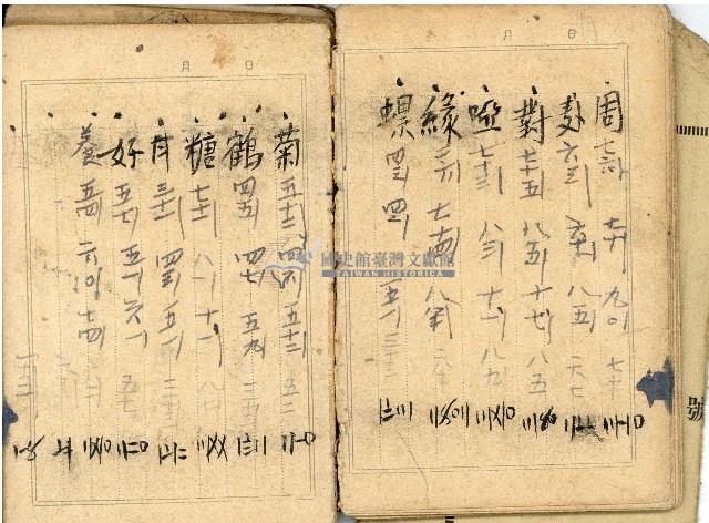 日治時期帳簿藏品圖，第13張