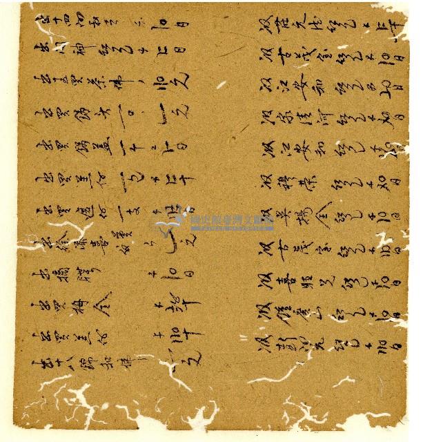 光緒八年陳協和號出入數簿藏品圖，第13張