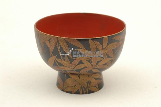 木胎圓形黑漆地蓋椀藏品圖，第13張