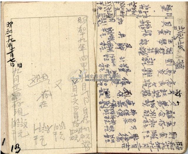 昭和十九年王殷鑑帳簿藏品圖，第13張