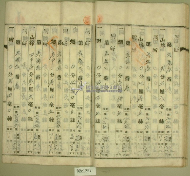 昭和二十年范朝燈登記名義人表示變更登記申請書藏品圖，第13張