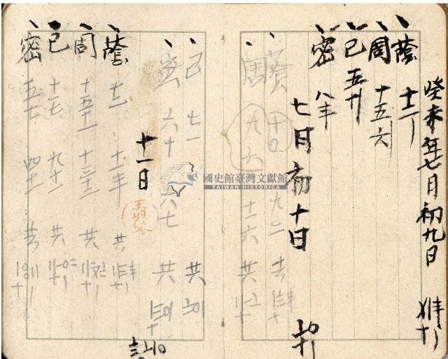 昭和十八年周天遊等帳簿藏品圖，第23張