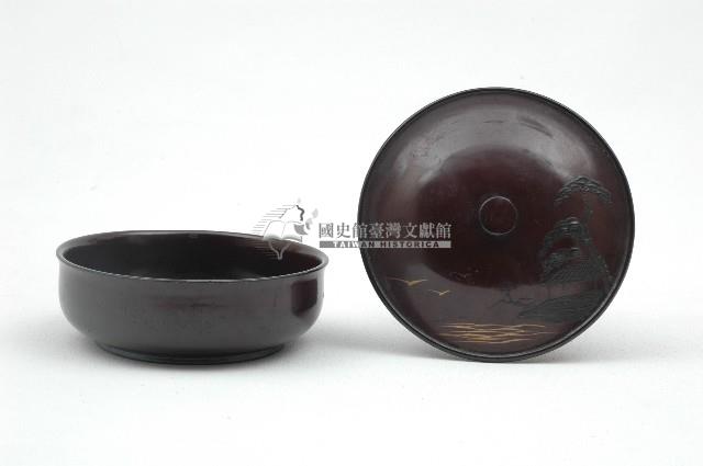 木胎圓形黑漆地蓋椀藏品圖，第23張