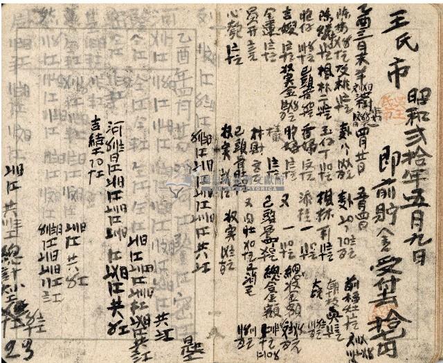 昭和十九年王殷鑑帳簿藏品圖，第23張