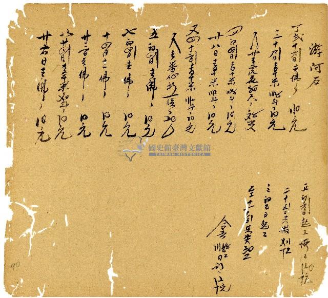 光緒十三年陳協和號出入數簿藏品圖，第91張