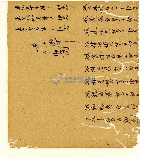 光緒五年陳協和號出入數簿藏品圖，第51張