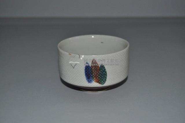 彩繪斑紋寬口杯藏品圖，第1張