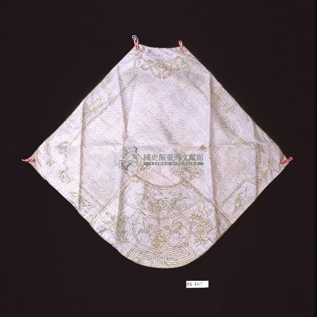 鳳凰于飛單色刺繡雙層肚兜藏品圖，第1張