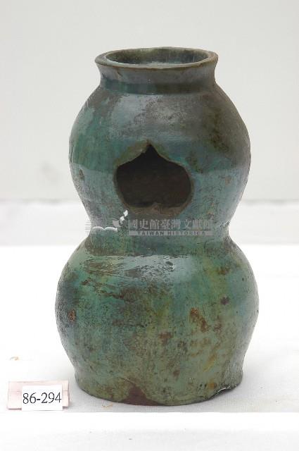 南投陶製油燈藏品圖，第1張