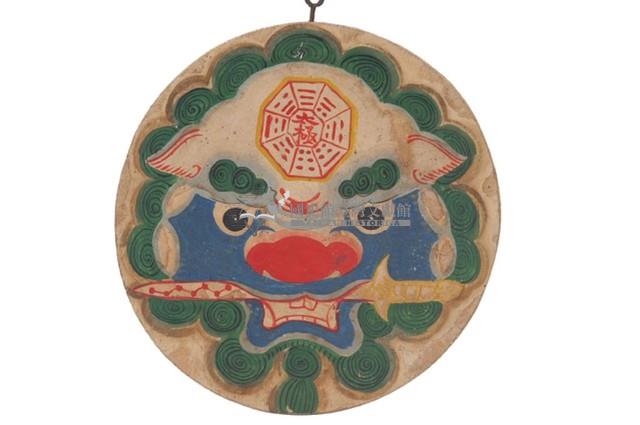 木製獸牌獸牌避邪物藏品圖，第1張