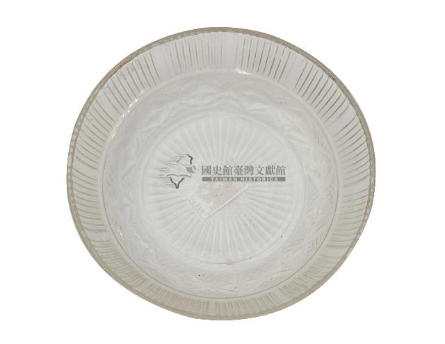 透明牽牛花紋玻璃洗藏品圖，第1張