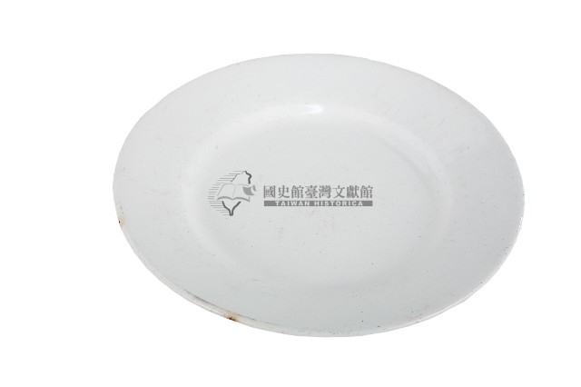 白地瓷盤藏品圖，第1張