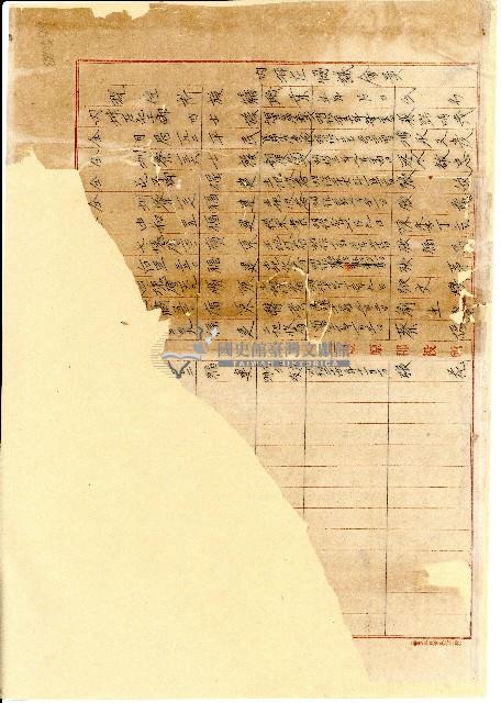 日治時期內埔庄協議會員資料藏品圖，第1張