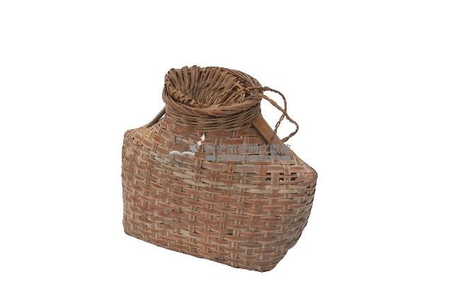 竹蔑漏斗蓋魚簍藏品圖，第1張