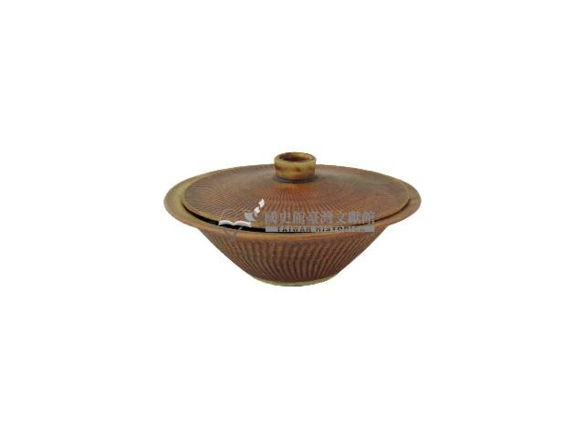 褐釉斗笠型蓋碗藏品圖，第1張