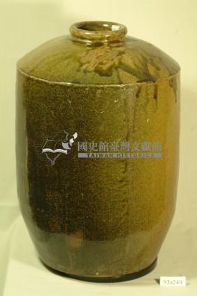 青褐釉窄口直壁式陶甕藏品圖，第1張