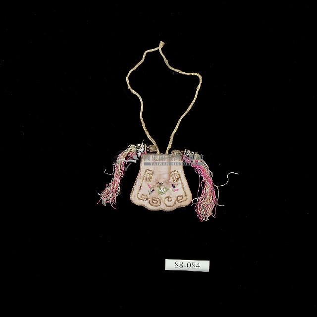 褐色烏龜圖樣刺繡袋藏品圖，第1張