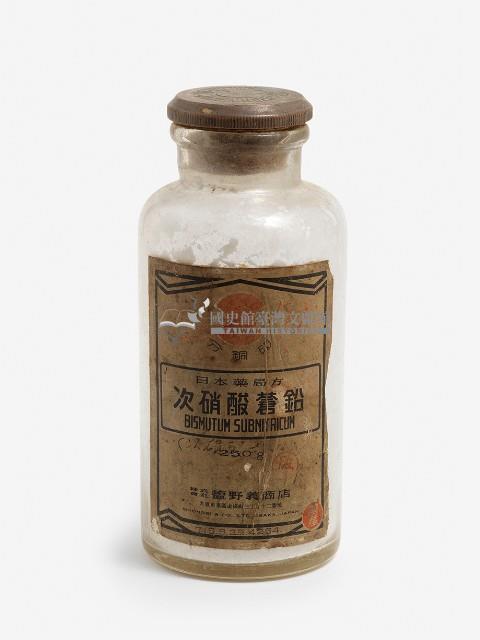 藥用軟木塞寬口透明玻璃長罐藏品圖，第1張