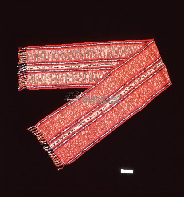 泰雅族織品橫紋腰帶藏品圖，第1張