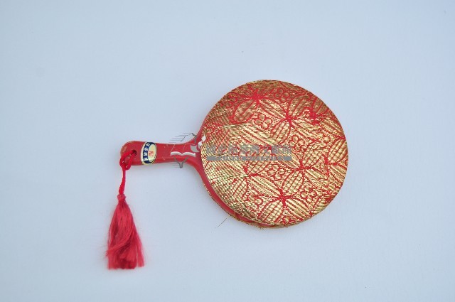 紅色塑膠柄隨身鏡藏品圖，第1張