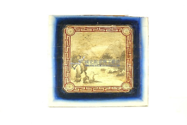 陳登科水墨山水圖木板壁畫藏品圖，第1張