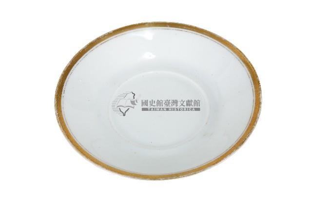 金口白地瓷盤藏品圖，第1張