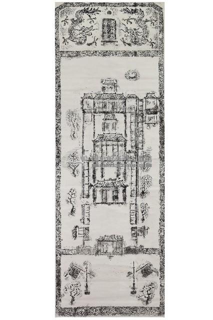 重修海會寺圖碑拓本藏品圖，第1張