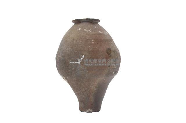 褐釉寬口長瓶(海撈陶器)藏品圖，第1張