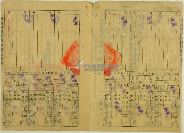 中豐戶25321號林錦鐘戶籍謄本藏品圖，第1張