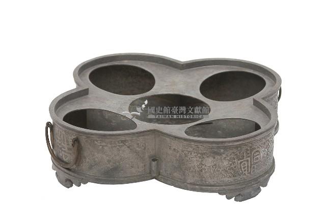 錫彫花供器(組件）-2藏品圖，第1張