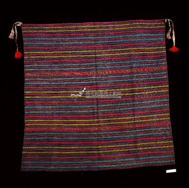 泰雅族多色橫紋麻布藏品圖，第1張