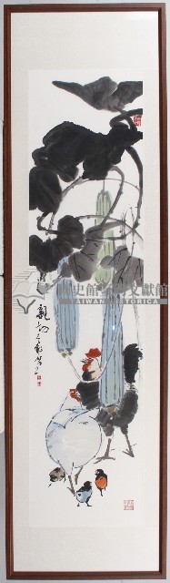 李穀摩設色水墨花鳥圖藏品圖，第1張