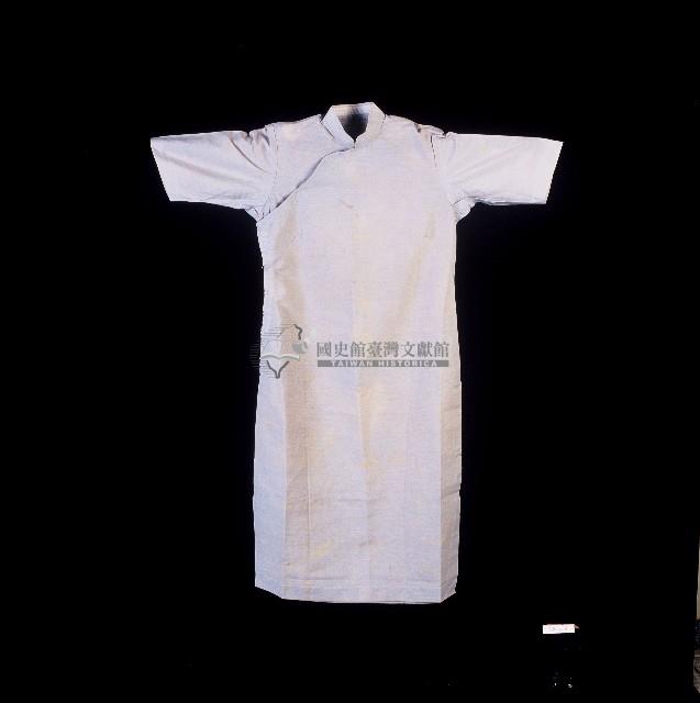 白色素面女旗袍藏品圖，第1張