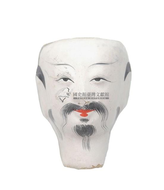 紙紮人臉孔紙糊面具藏品圖，第1張