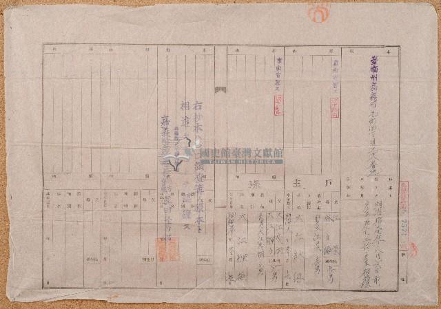 昭和十七年大江詠舟戶口調查簿抄本藏品圖，第1張
