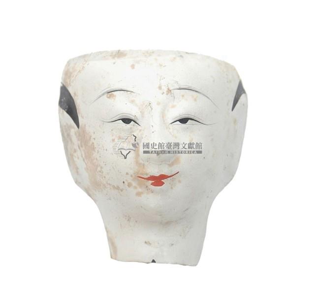 紙紮人臉孔紙糊面具藏品圖，第1張