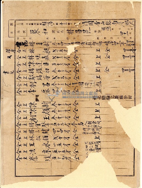 臺北廳臺北茶商公會會員聚和商號資料藏品圖，第1張
