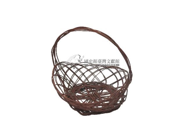 隋圓形鏤空手提竹籃藏品圖，第1張