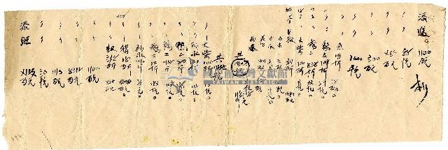 添進添旺記帳單藏品圖，第1張