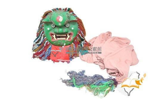 敦和里英義堂金獅陣獅頭藏品圖，第1張