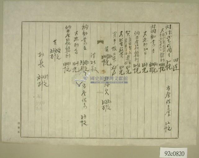 范洪灶等回逢單藏品圖，第1張