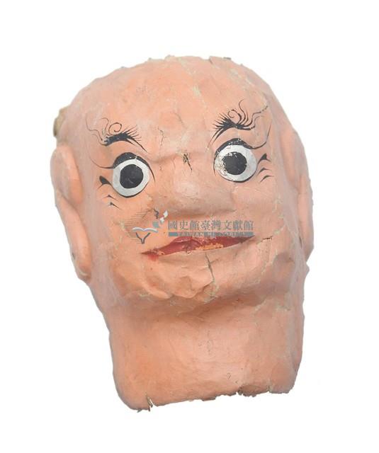 紙紮人臉孔紙糊面具藏品圖，第1張