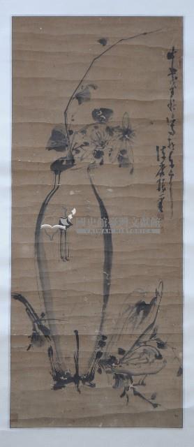 陳秀振水墨瓶花圖藏品圖，第1張