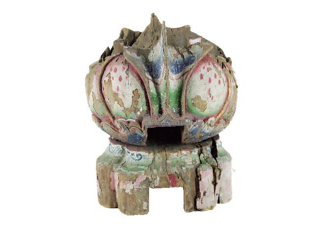 木柱頭藏品圖，第1張