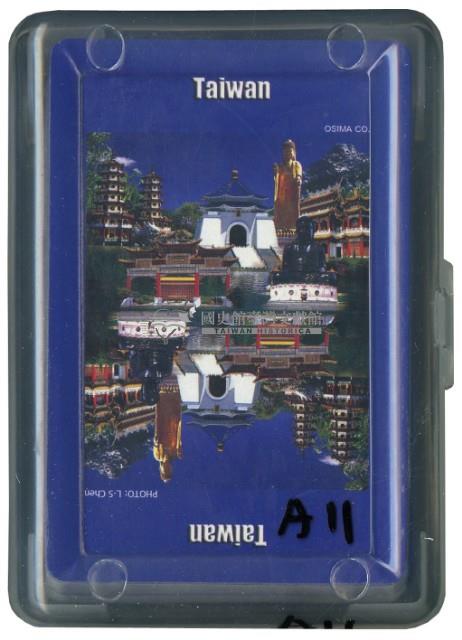 Taiwan字樣倒影撲克牌藏品圖，第1張