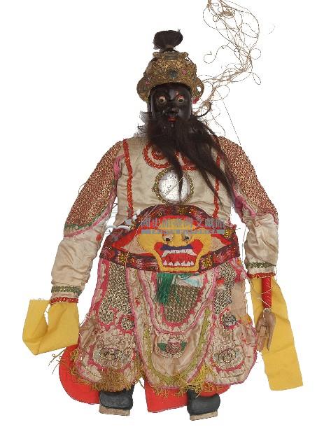傀儡戲偶黑面人像樣式藏品圖，第1張