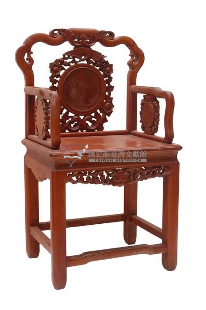 木製漢式太師椅藏品圖，第1張