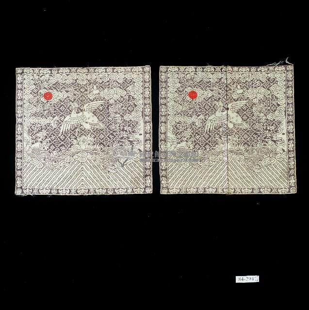 臺灣漢人族群官服補子藏品圖，第1張