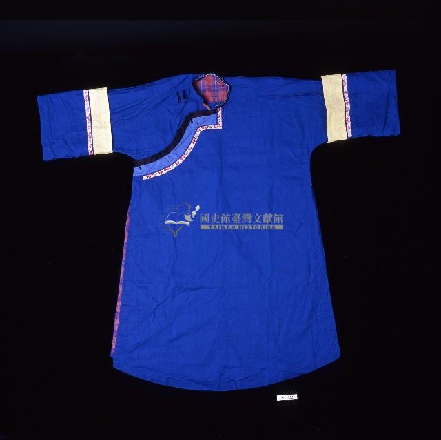 藍色素面客家女長衣藏品圖，第1張